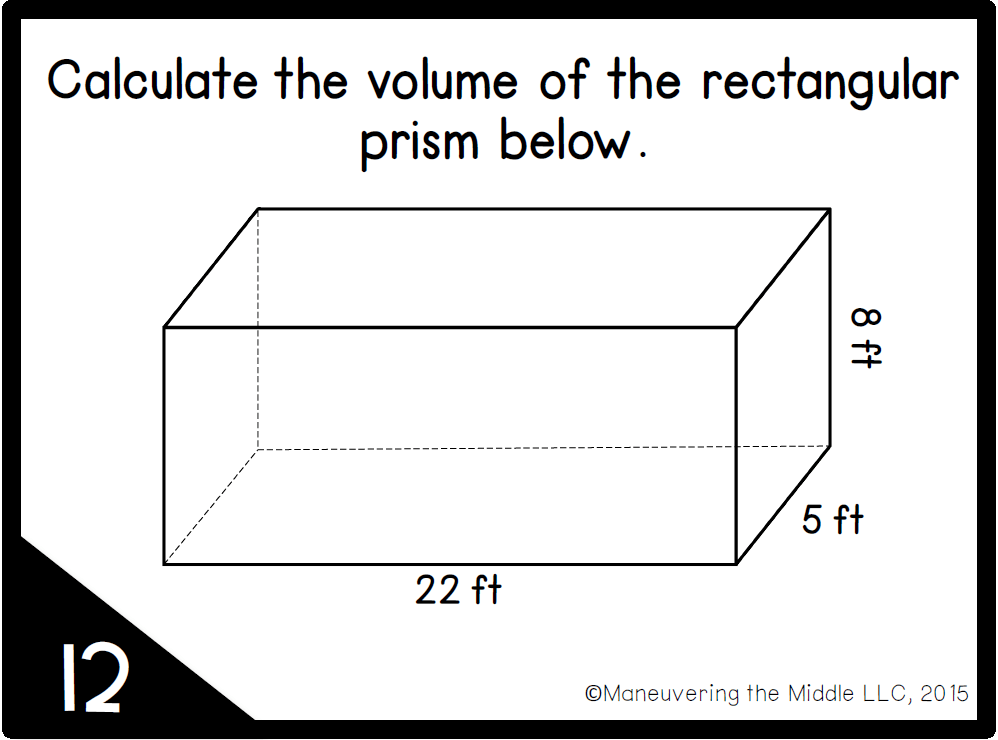 Volume of Rectangular Prisms Jeopardy Template