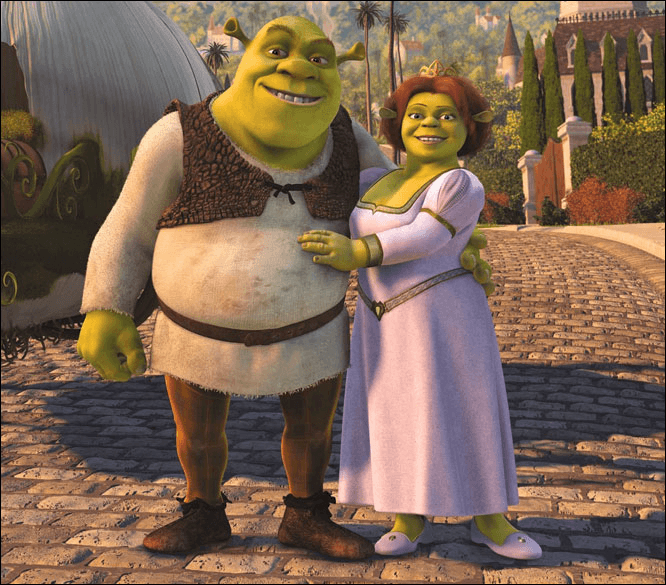 400. Shrek & Fiona. 