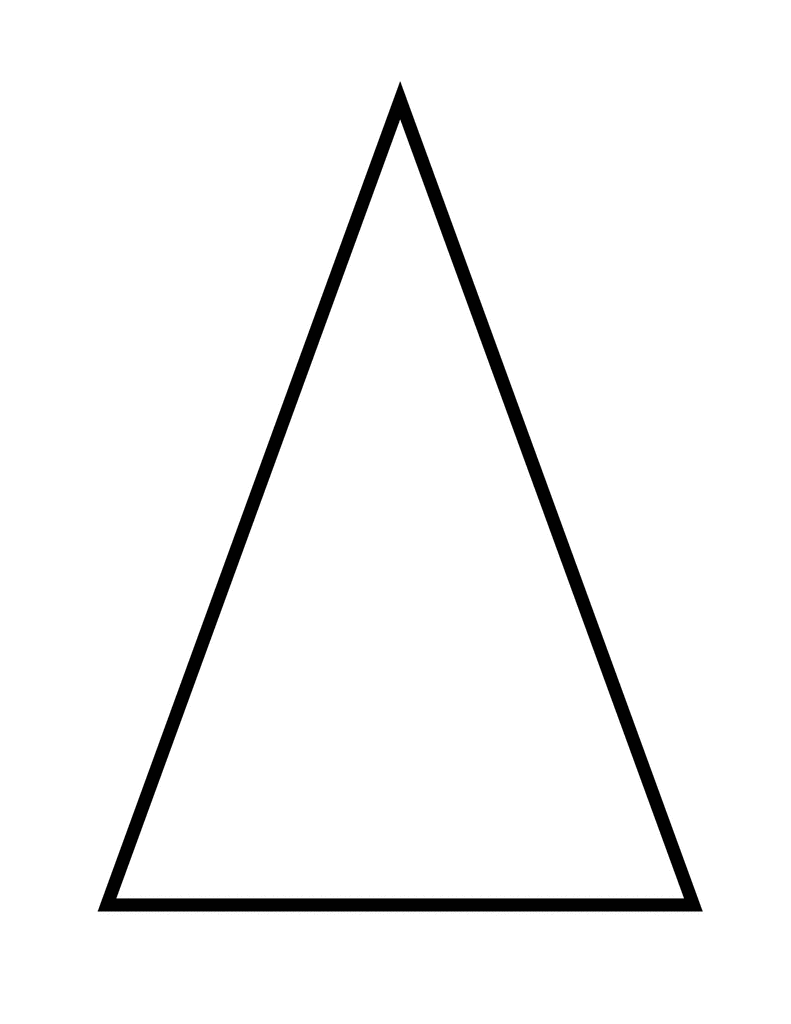 Равносторонний треугольник раскраска