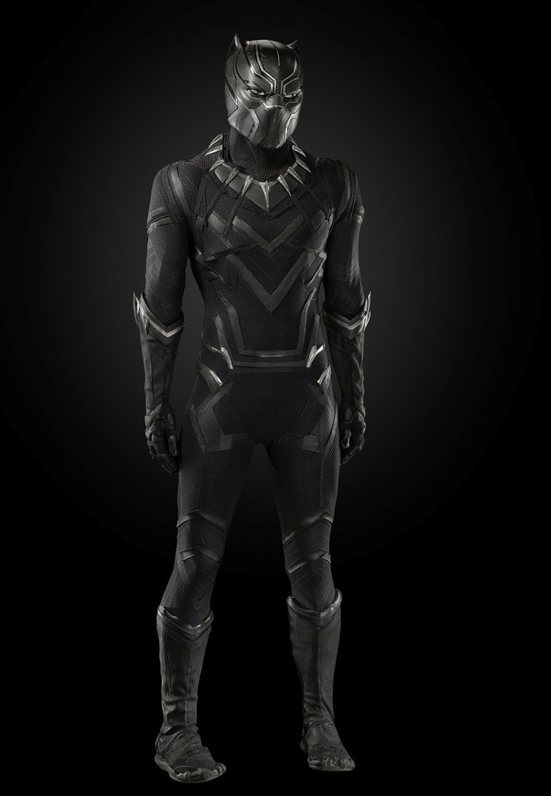 The costume for the character Black Panther was worn by which actor in the ...