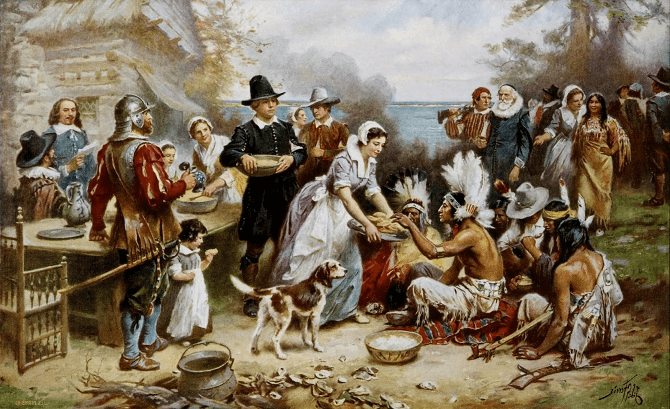 Thanksgiving Day Trivia Jeopardy Template