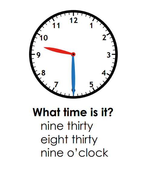 nine thirty o clock