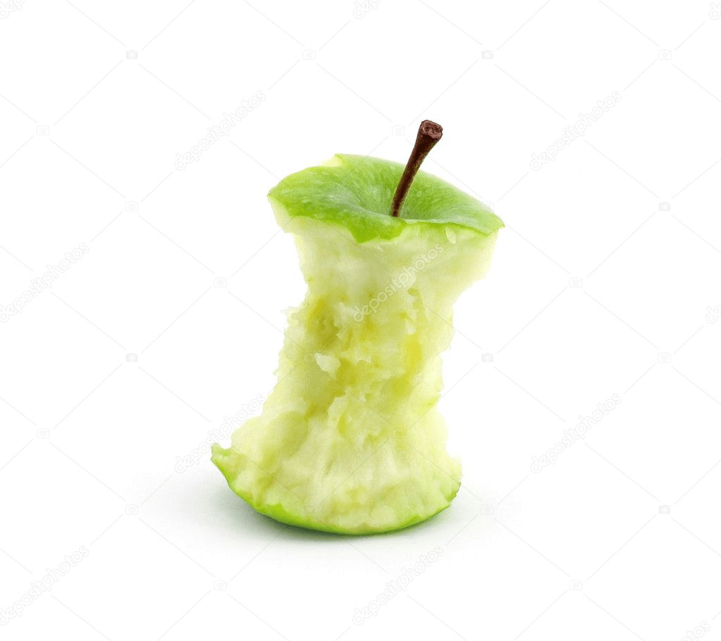огрызок яблока фото