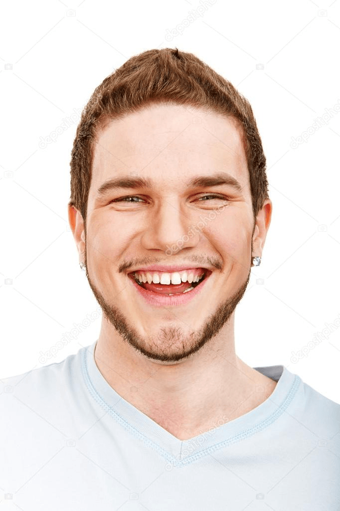 Улыбка с языком